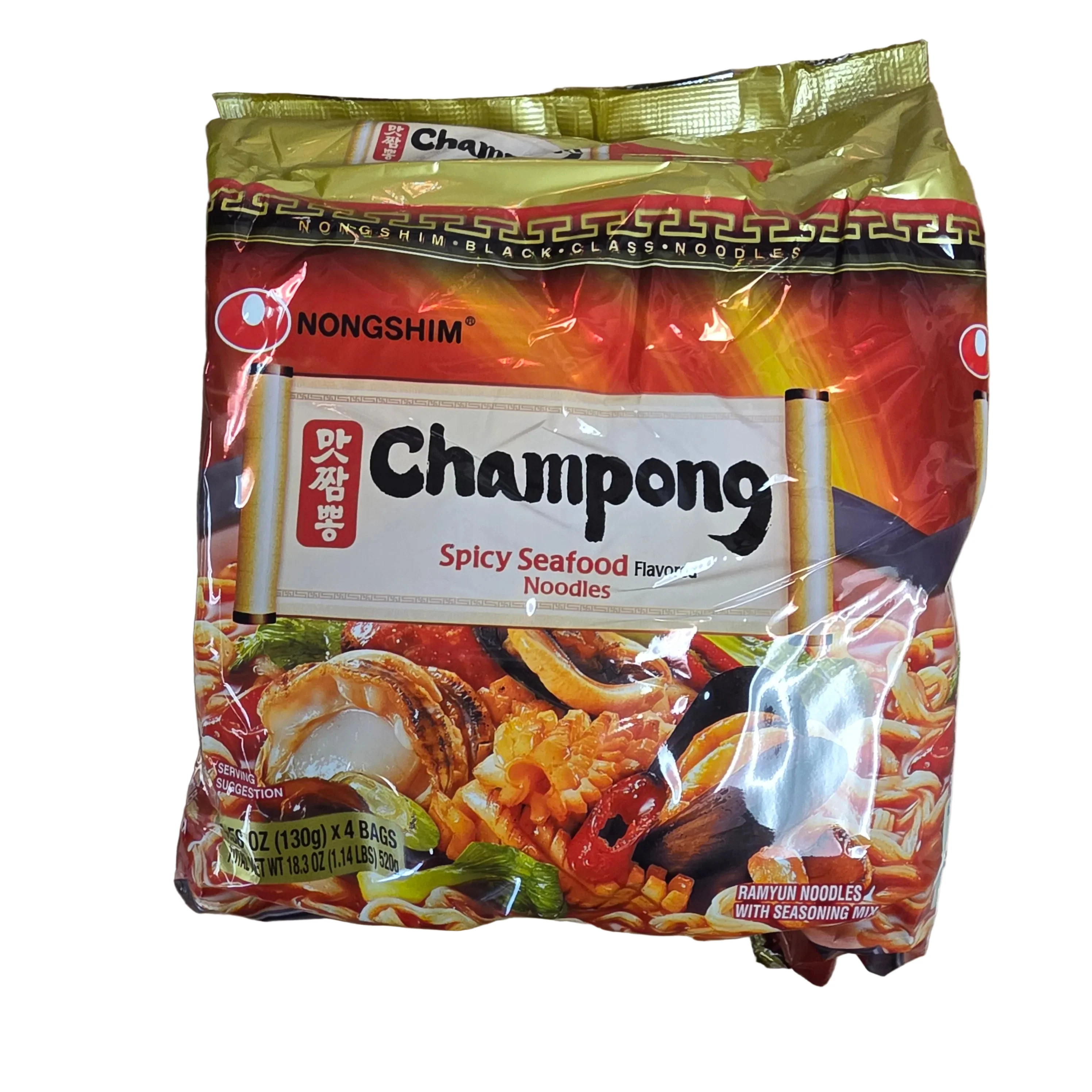 # Nongshim Champong Spicy Seafood Noodle (4 x 4.58 Oz)
