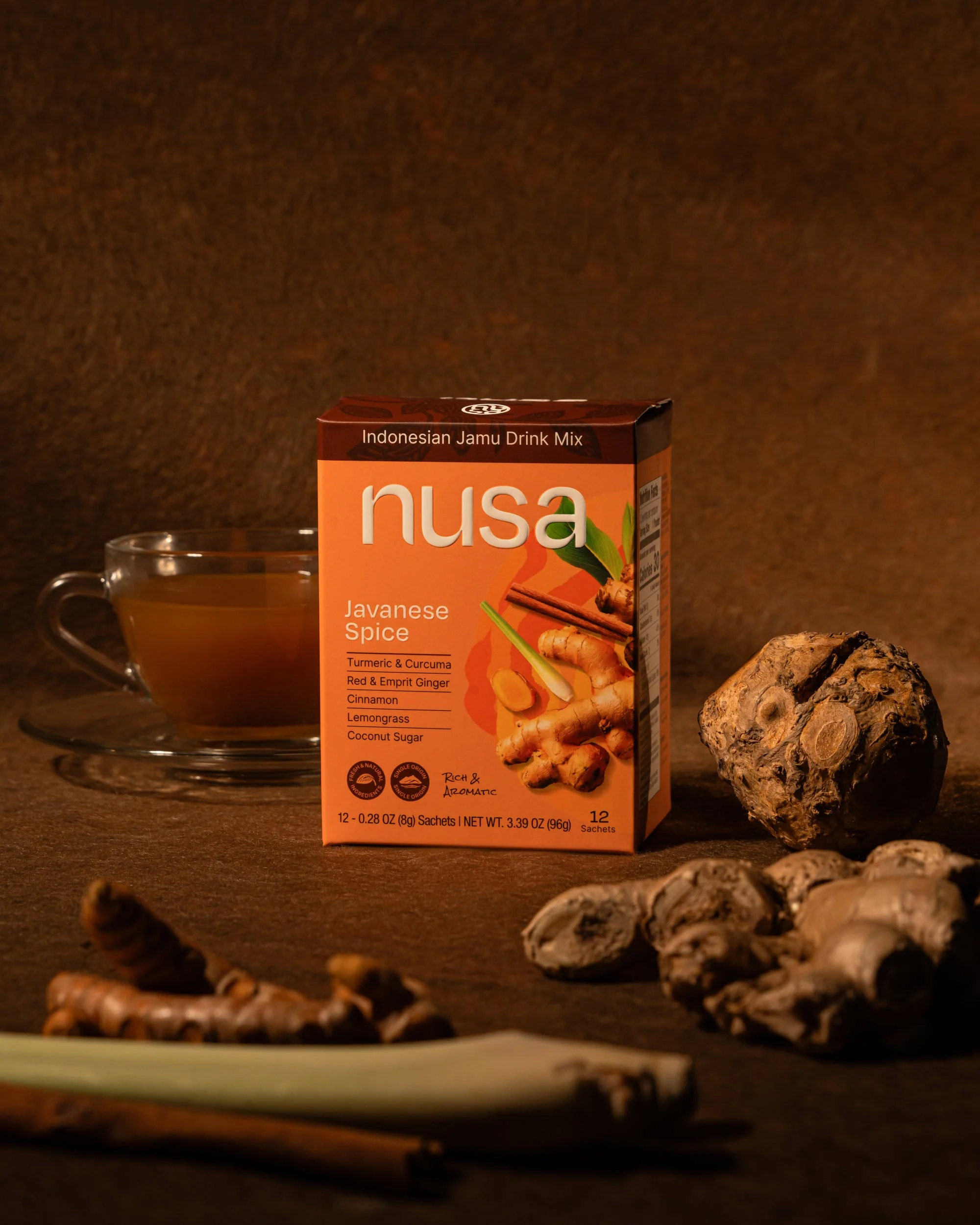 Nusa Javanese Spice - Herbal Mix (12 sachets x 8g/0.28 Oz) - Image 2