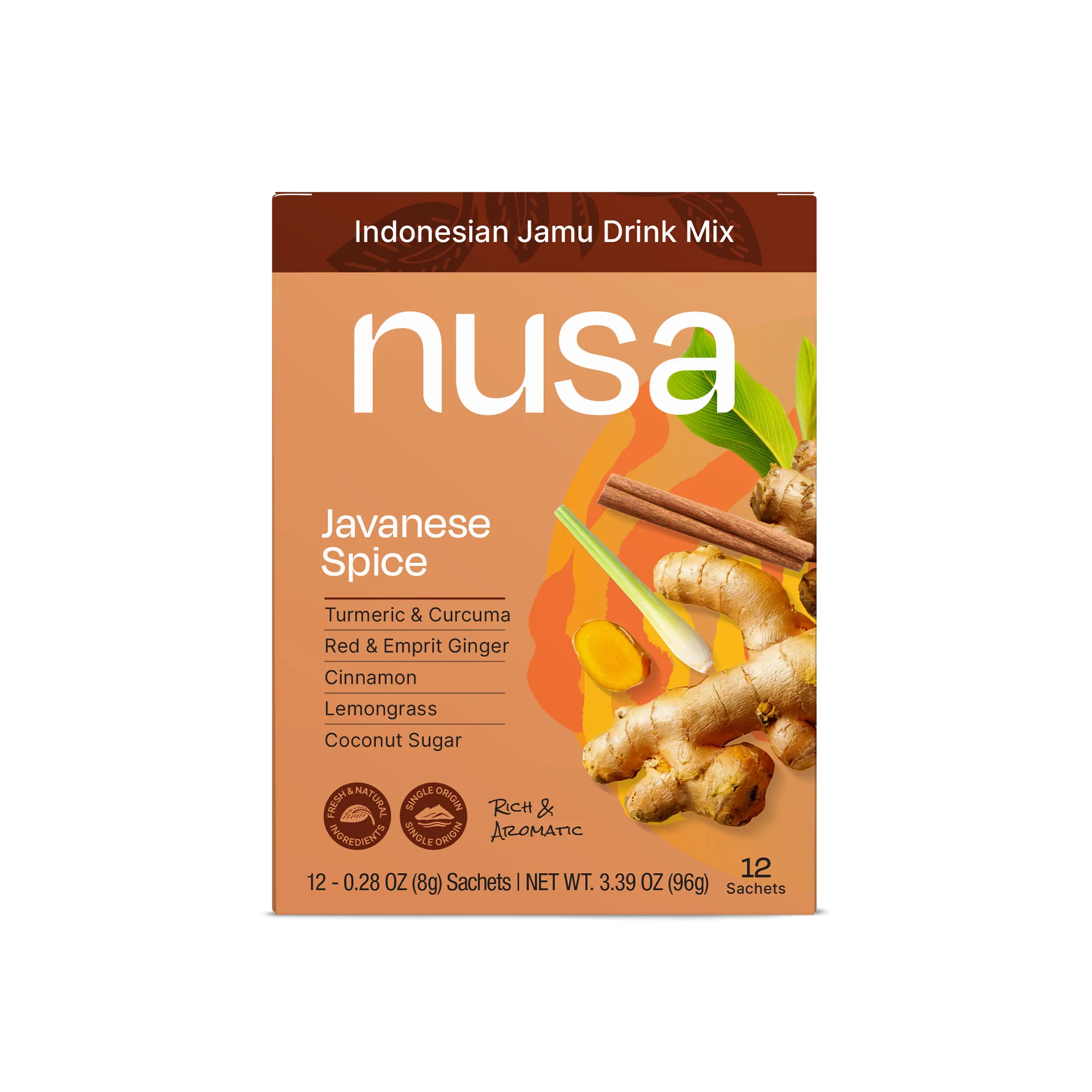 Nusa Javanese Spice - Herbal Mix (12 sachets x 8g/0.28 Oz) - Image 3