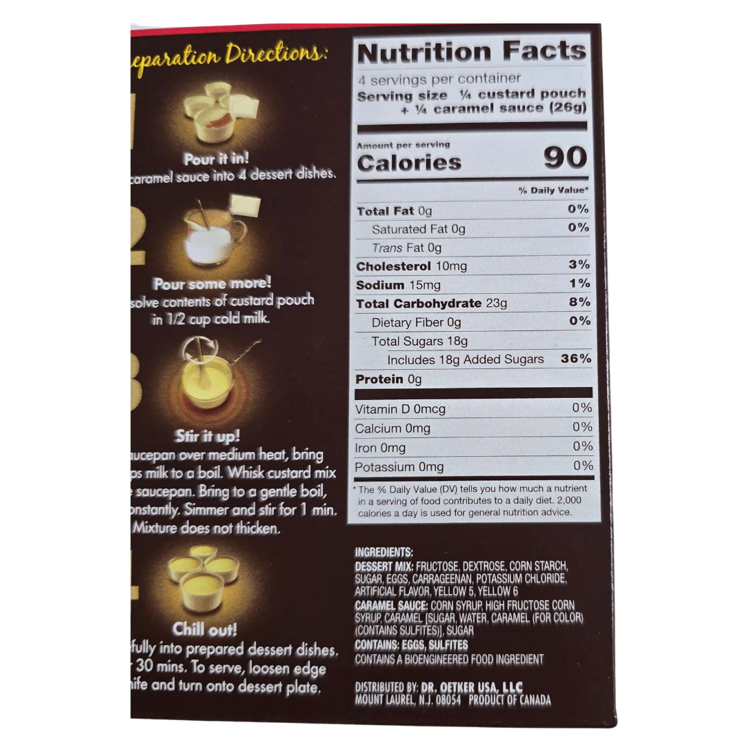 Oetker Creme Caramel 3.7 oz - Image 2