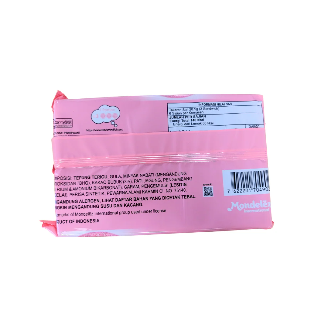 Oreo Black Pink Cream Cookies 171 g  (6x28.5g) - Image 2
