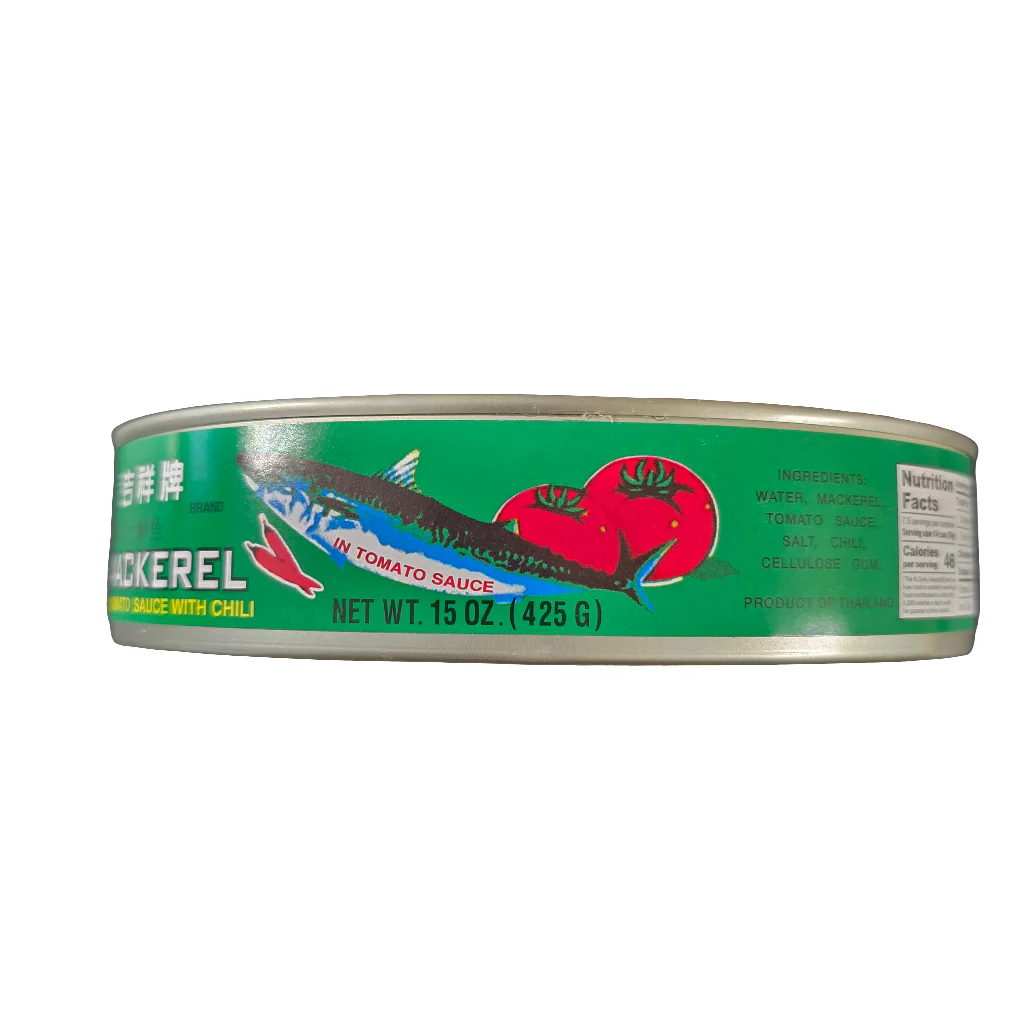 Oriental Mascot Mackerel  in Tomato 15 oz (Oval)