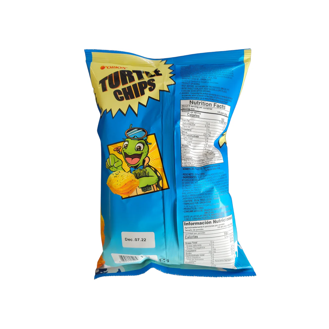 Orion Turtle Chip Seaweed 160 g - Image 2