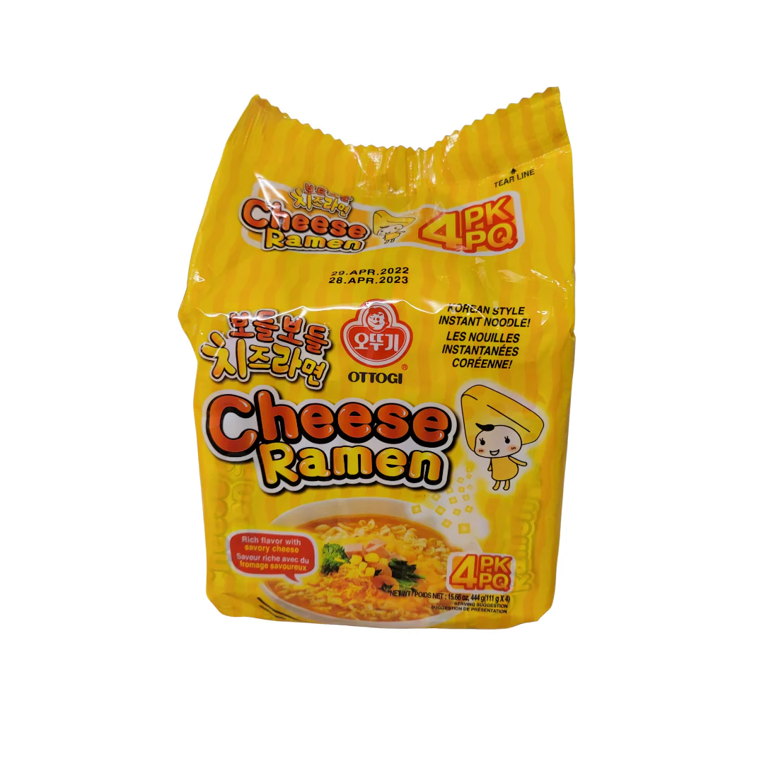 Ottogi Cheese Ramen (4 x 111 g)
