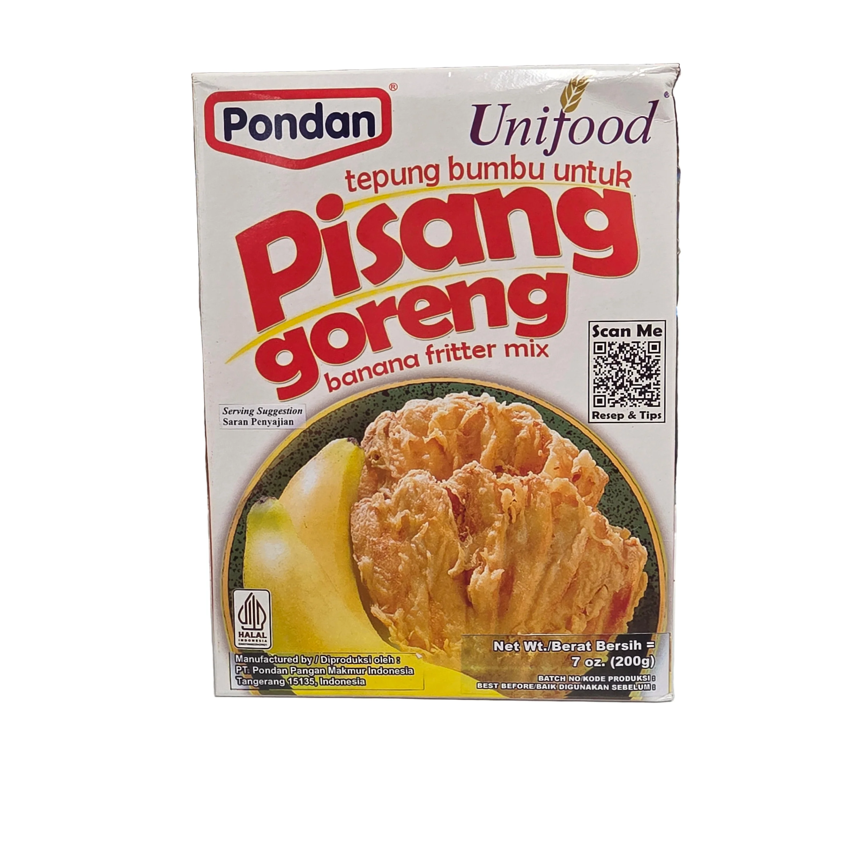 Pondan Unifood Banana Fritter 8.8 oz