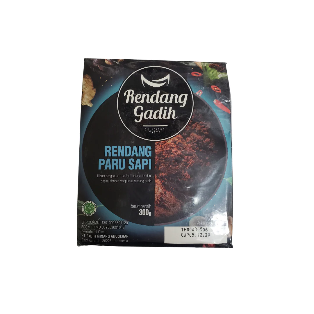 Rendang Gadih Paru Sapi 300g