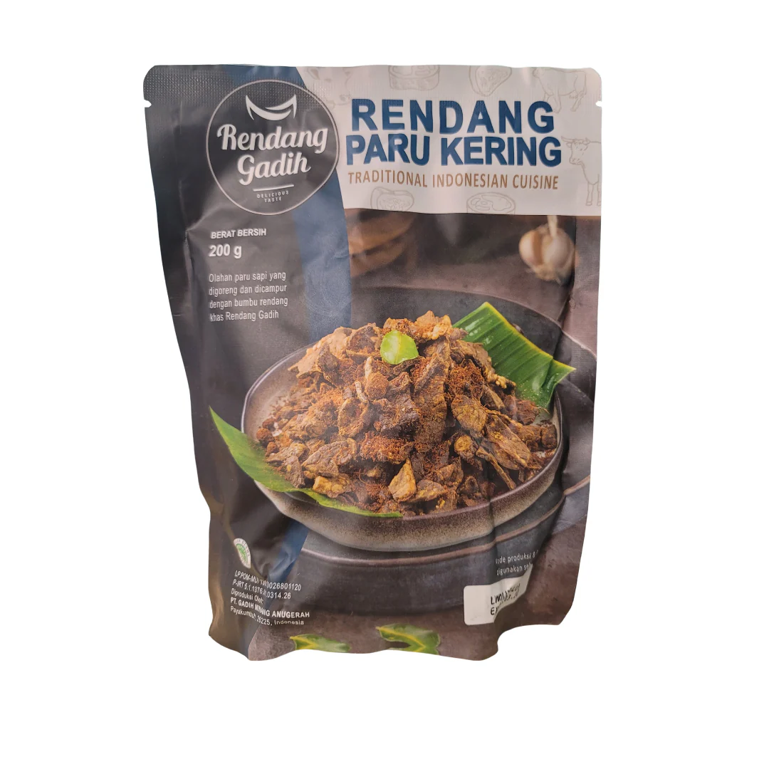 Rendang Gadih Paru Sapi Kering 200 g