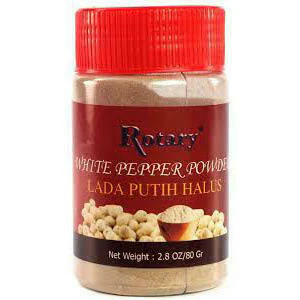 Rotary White Pepper 80 g (2.8 oz)