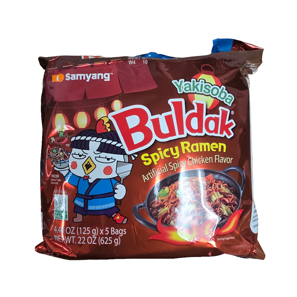 Samyang Yakisoba Buldak Spicy Ramen (5 x 125 g)