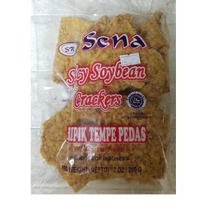 # Sena Soybean Crackers Spicy 7 oz (Keripik Tempe)