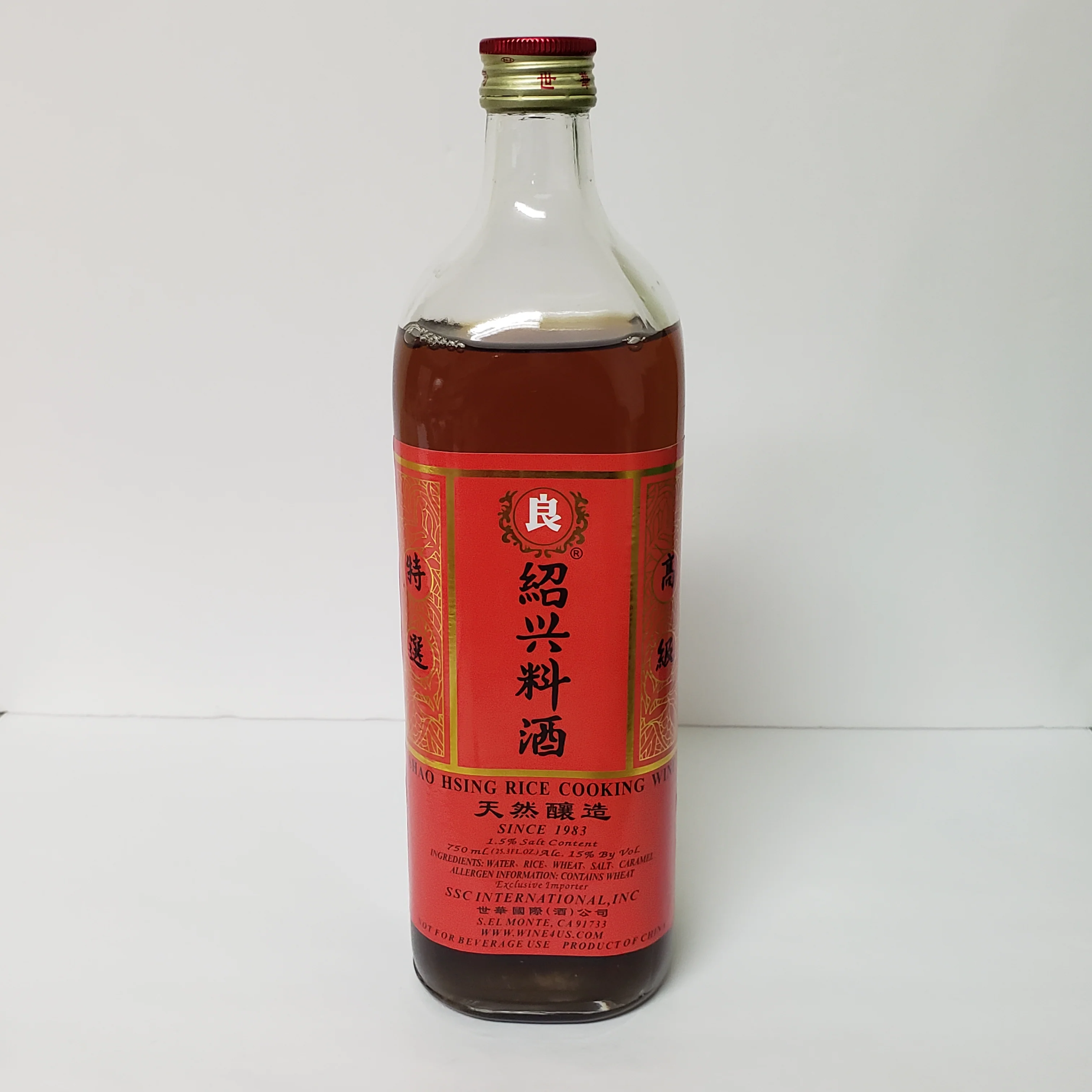 Shao Hsing Rice Cooking Wine 750 ml