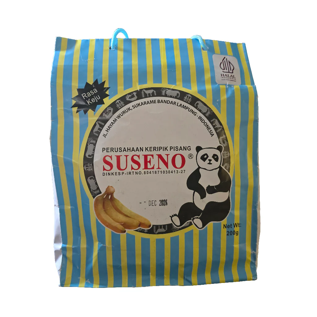 Suseno Keripik Pisang Kepok Rasa Keju 200 gram