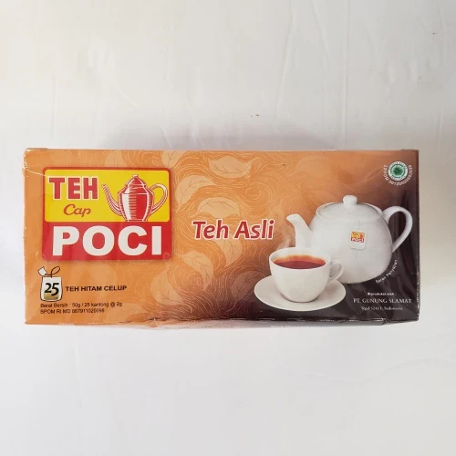 Teh Cap Poci Teh Hitam Celup (25 Teabags)