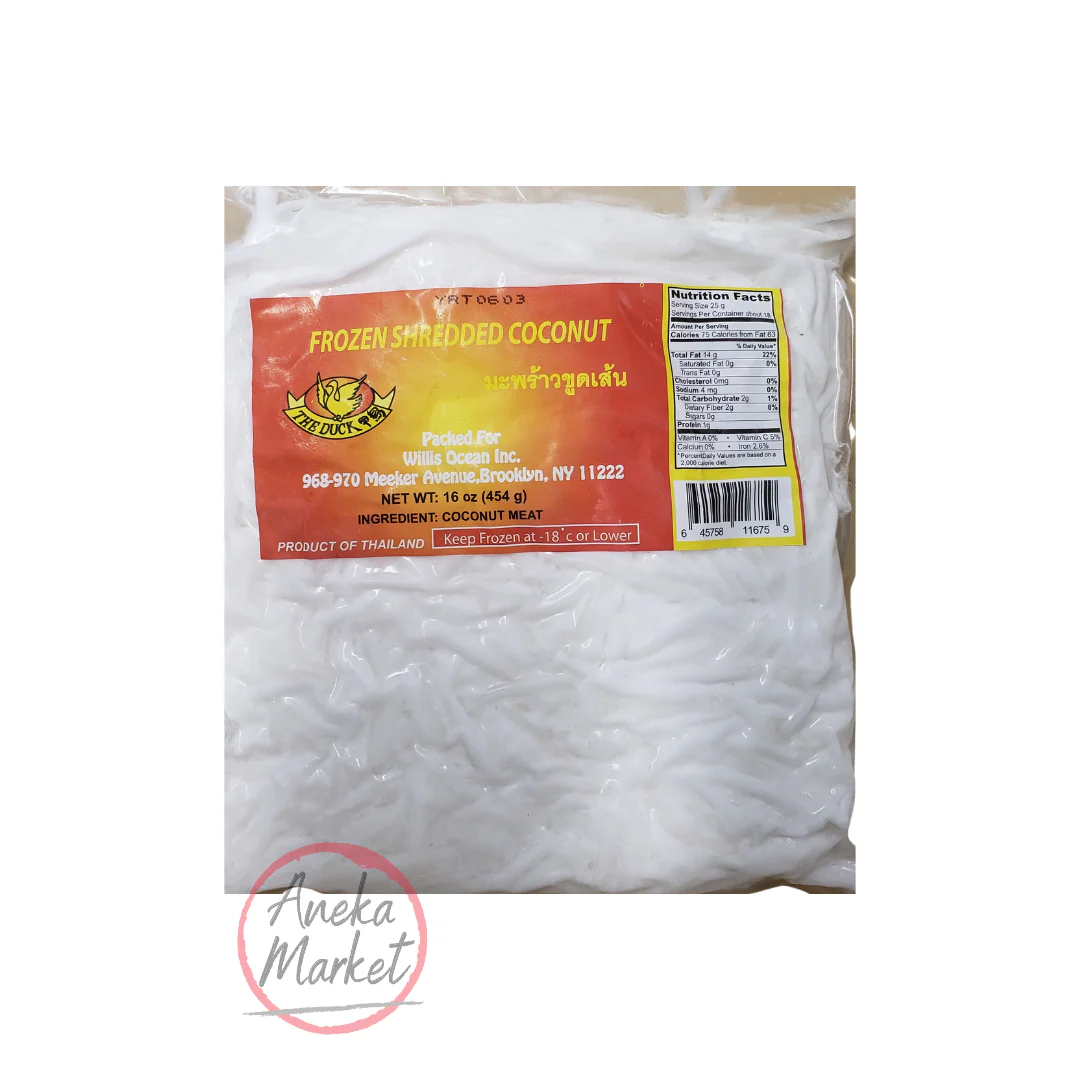 The Duck Frozen Shredded Coconut 16 Oz