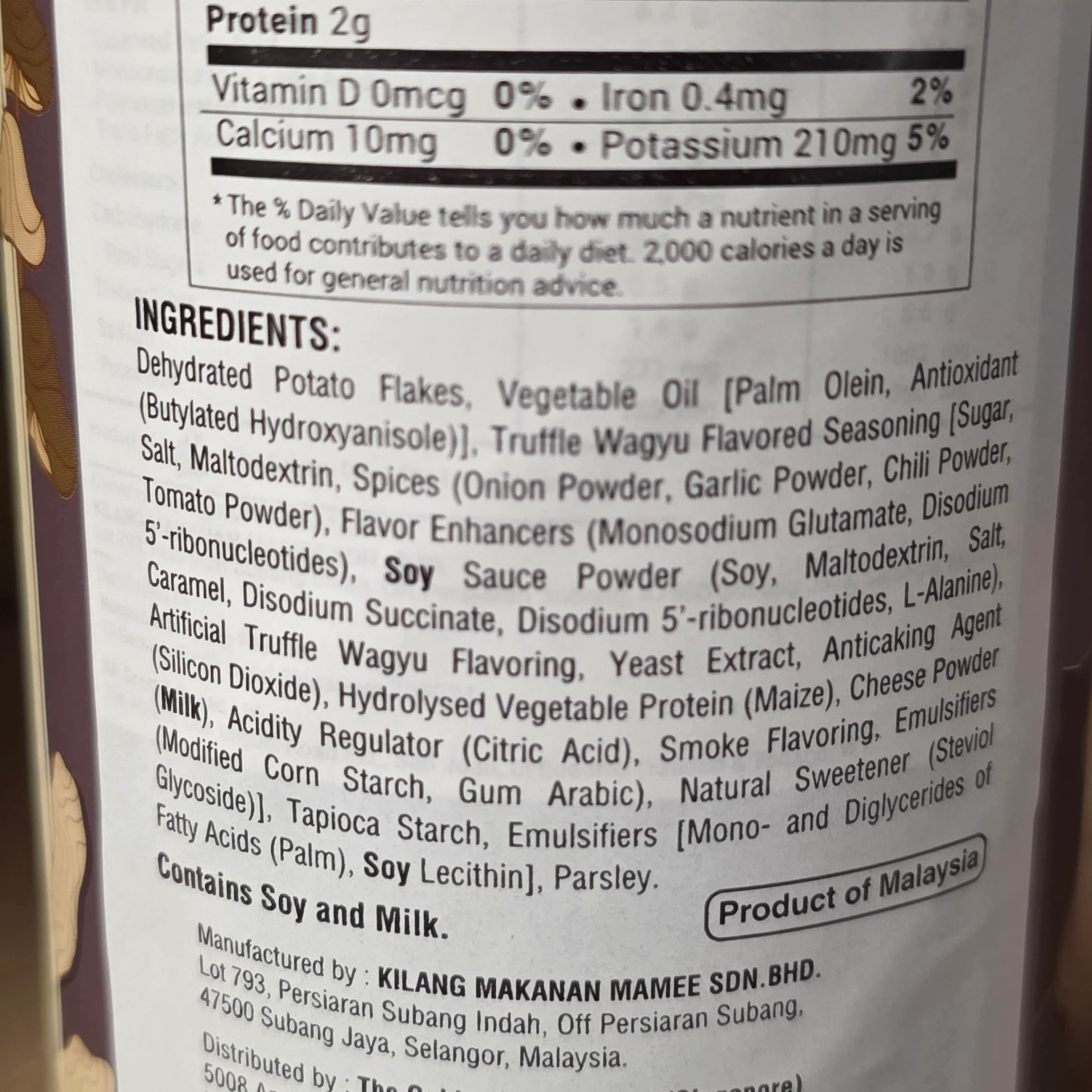 The Golden Duck Truffle Wagyu Potato Crisps 125 g - Image 3