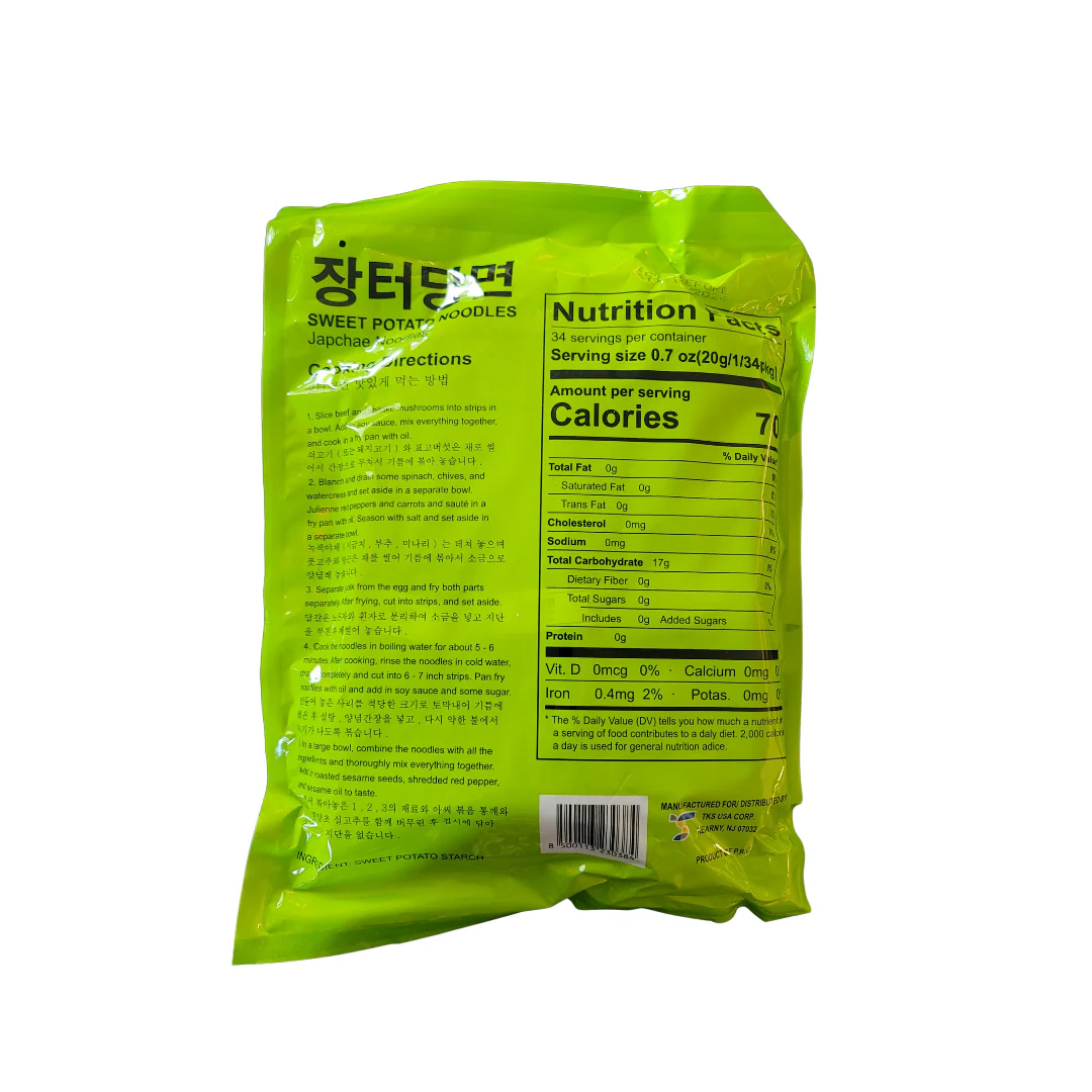 TKS Sweet Potato Noodles (Japchae Noodle) 24 Oz (680 g) - Image 2