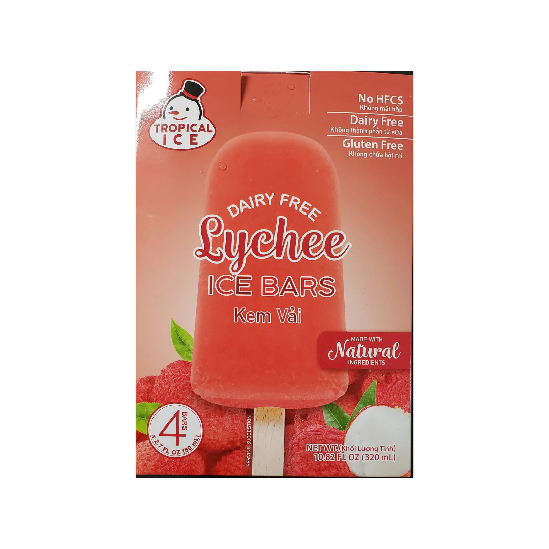 Tropical Ice Lychee Ice Bar (4x2.7 fl.oz)
