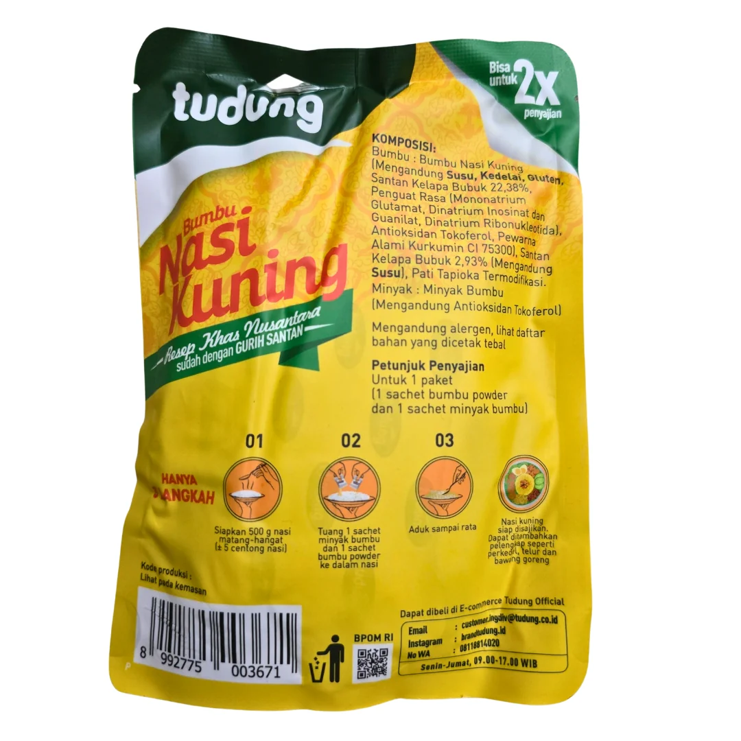 Tudung Bumbu Nasi Kuning 28 g - Image 2