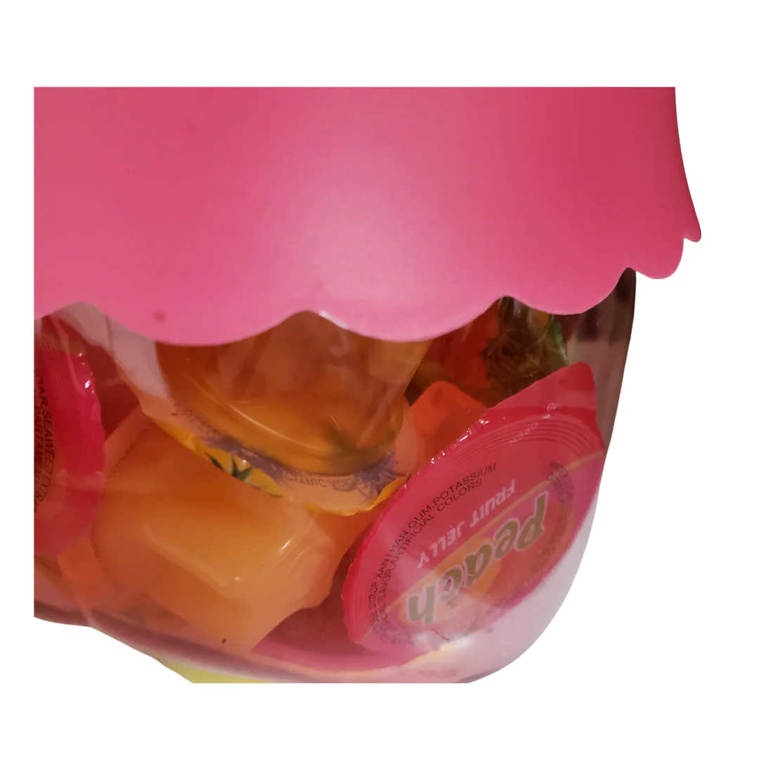 Twin Rabbit Assorted Fruit Jelly 23.25 Oz Pink Owl - Image 2