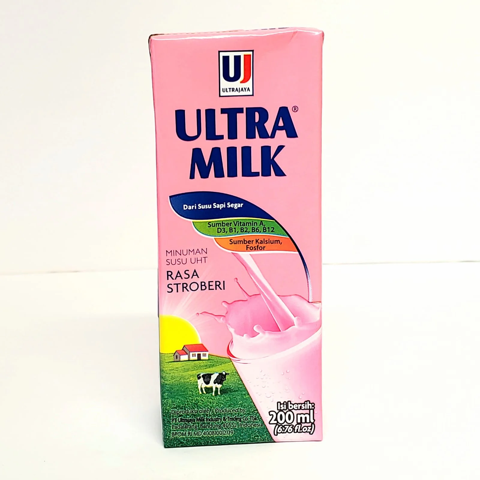 UJ Ultra Milk Strawberry 6.76 Oz