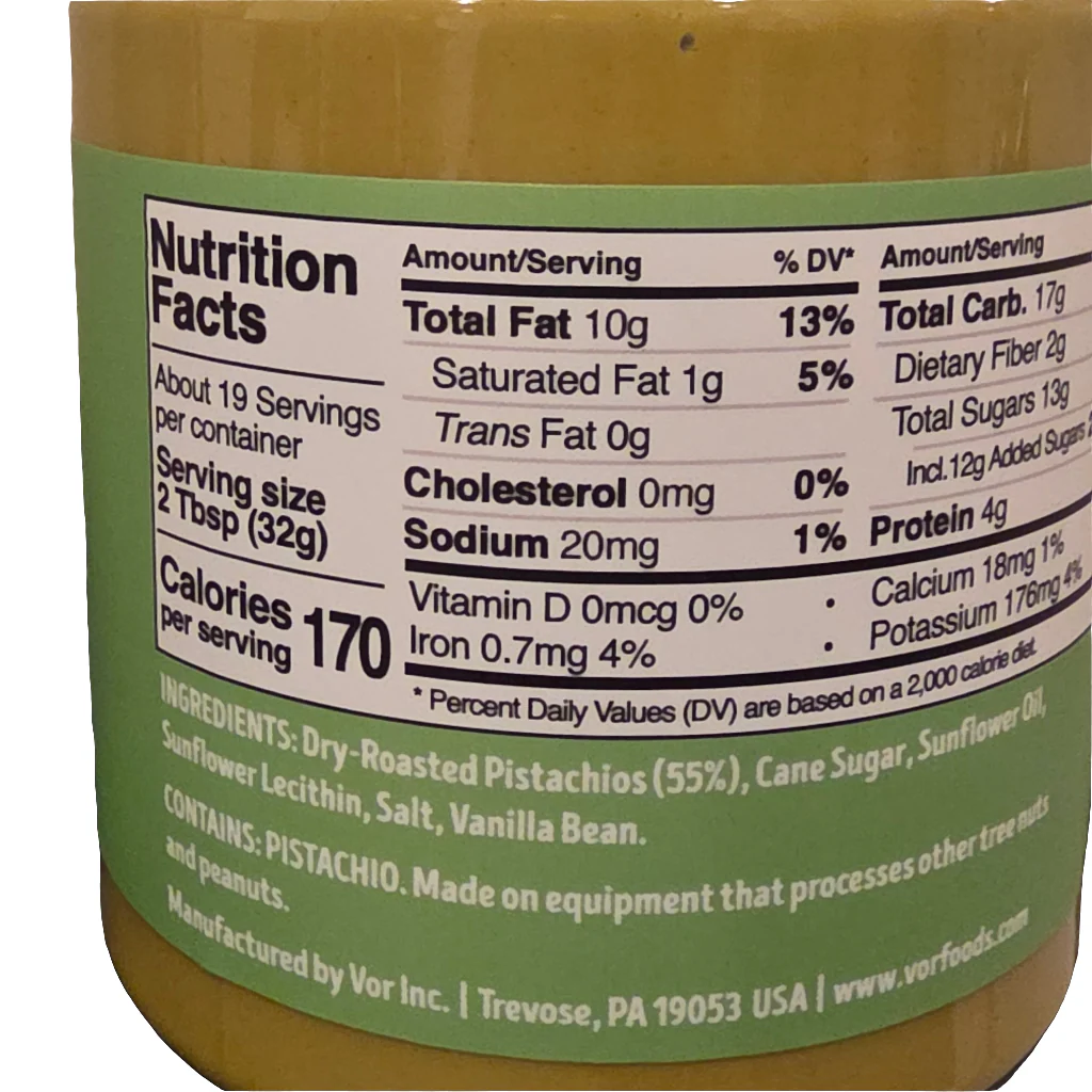 VOR Pistachio Cream 21 Oz (595 g) - Image 2