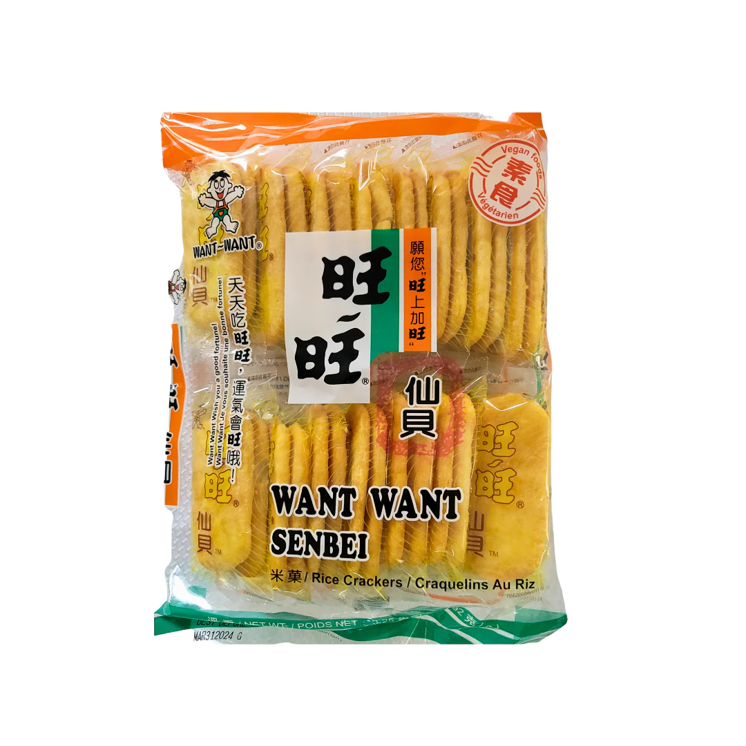Want Want Senbei Rice Crackers 16 Pack ( 92g )