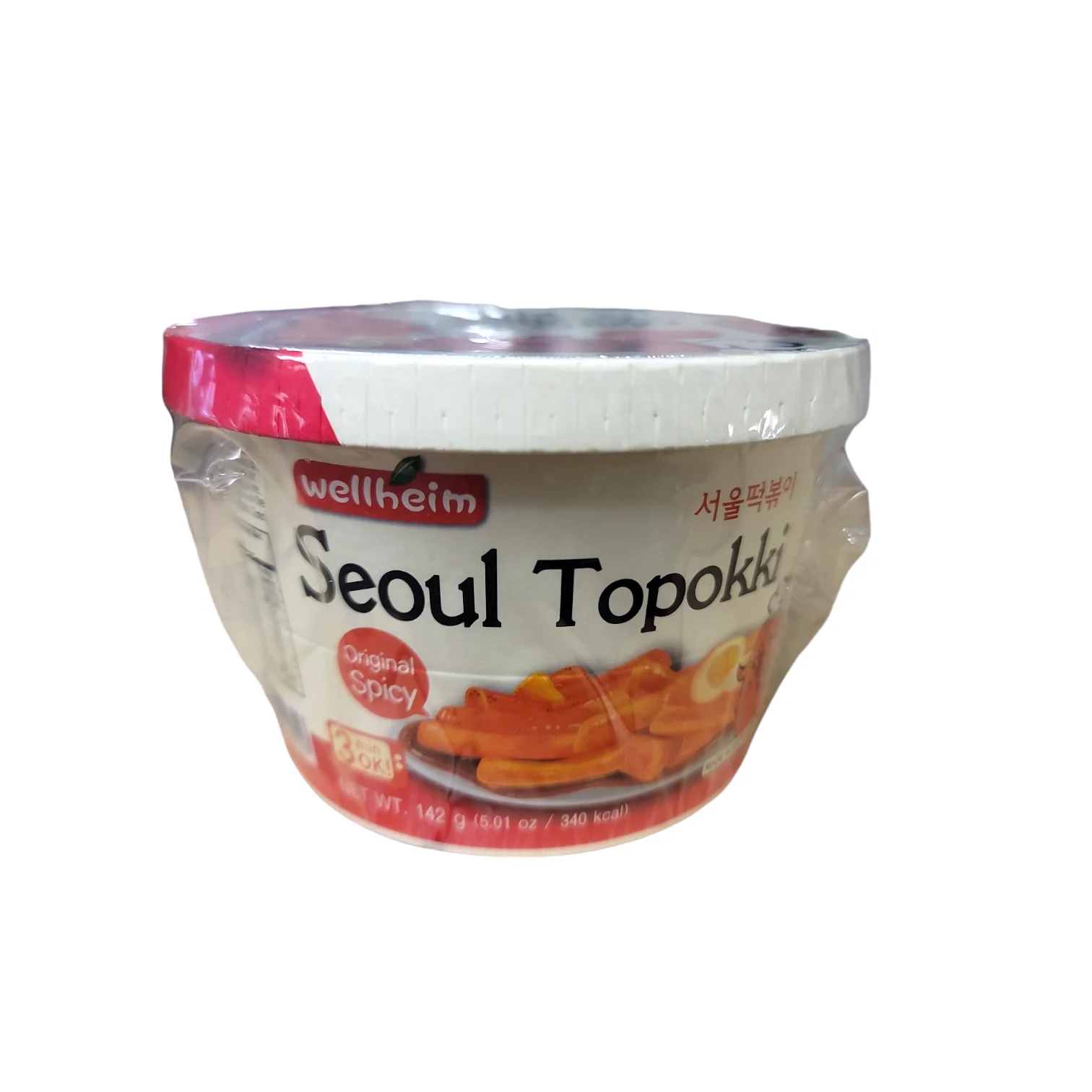 Wellheim Original Spicy Seoul Topokki 142 g (5.01 Oz)