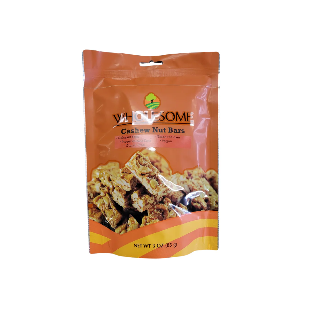 Wholesome Cashew Nut Bars 3 Oz