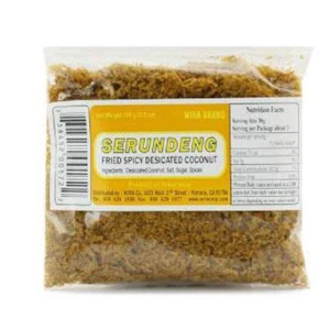 Wira Fried Spicy Desiccated Coconut (Original Sweet) Serundeng 3.5 oz
