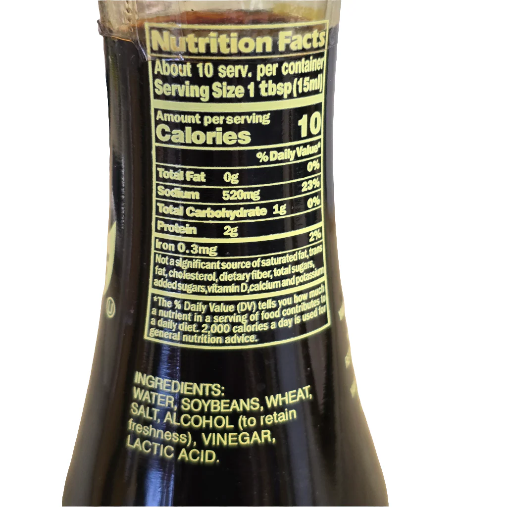 Yamasa Brewed Less Salt Soy Sauce 5 fl oz (148 ml) - Image 2
