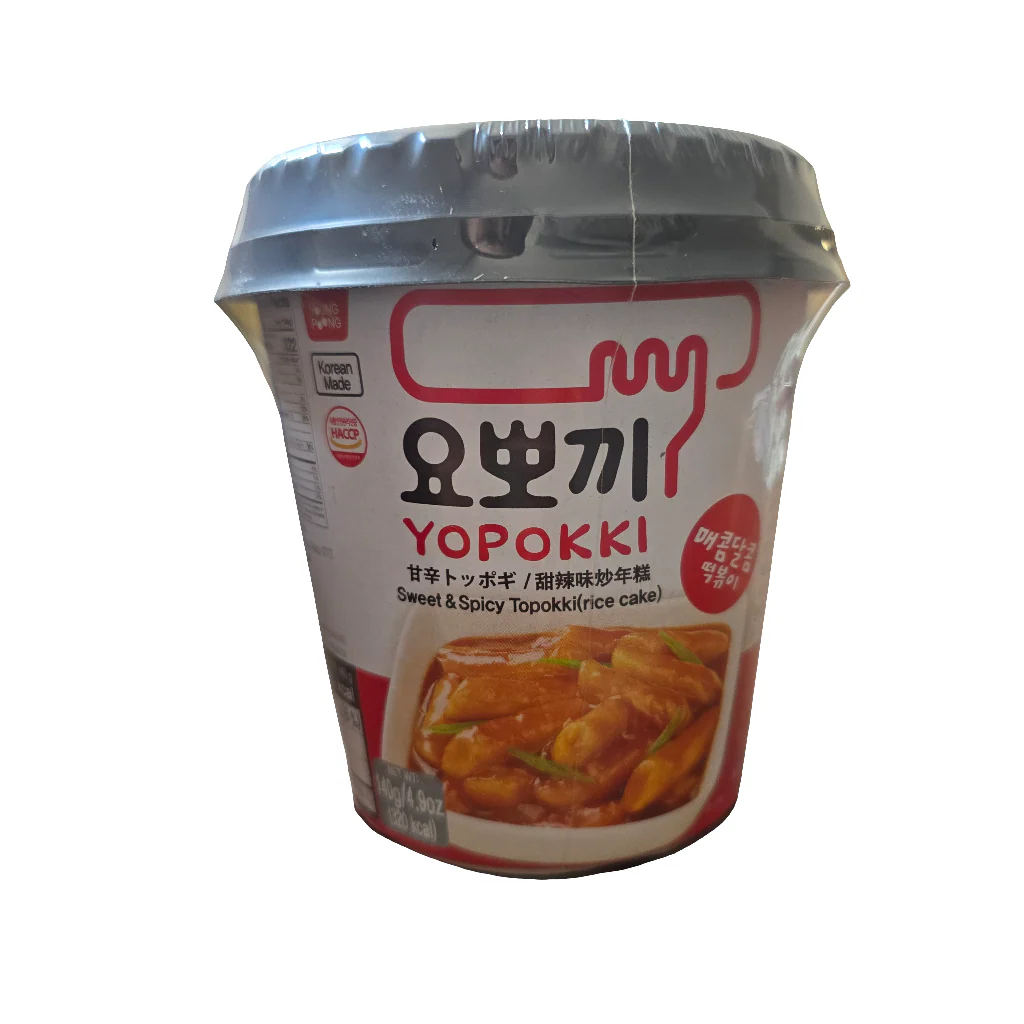 Yopokki Instant Sweet & Spicy Toppoki  4.9 Oz