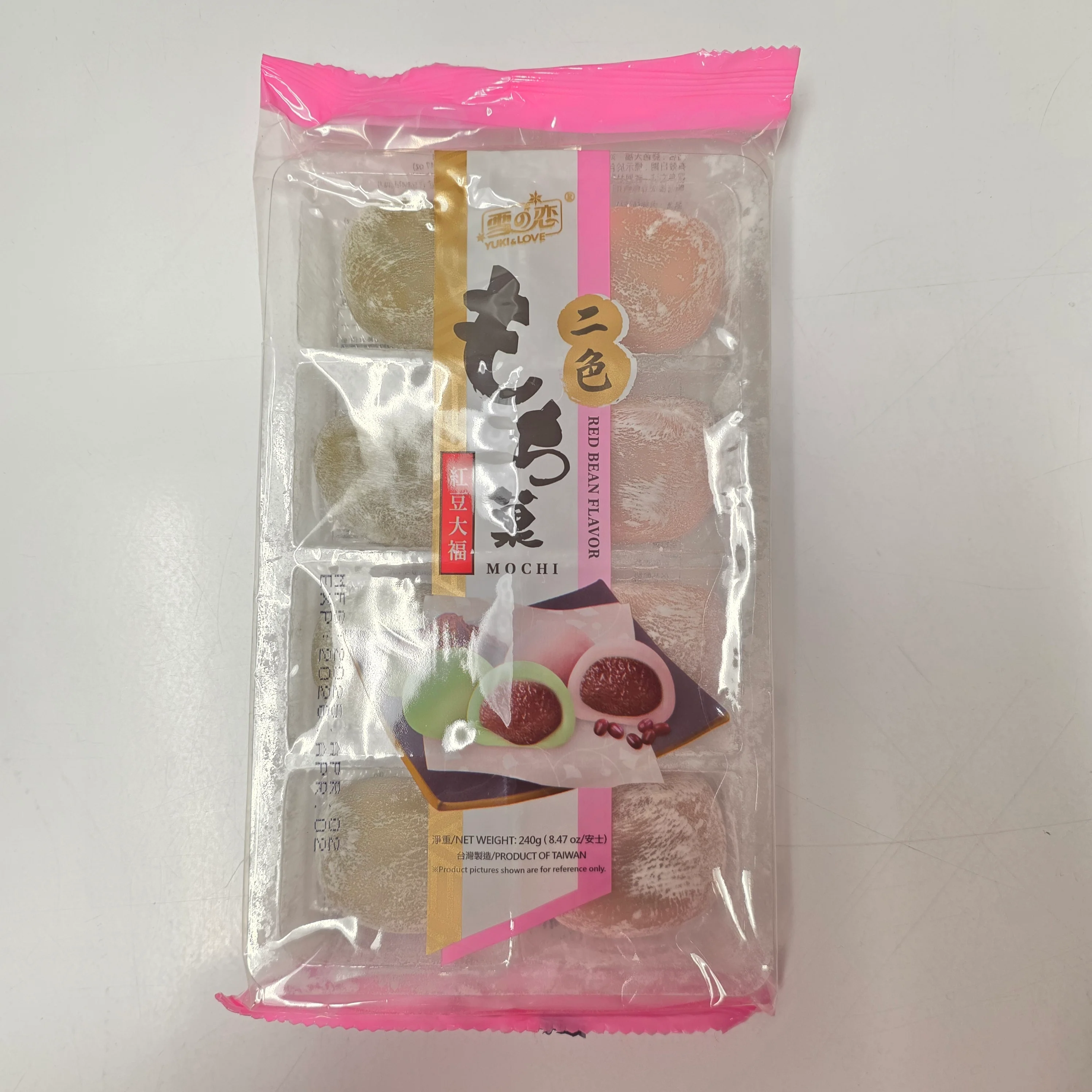 # Yuki Love Mochi Red Bean Flavor 240 g (12.7 Oz)