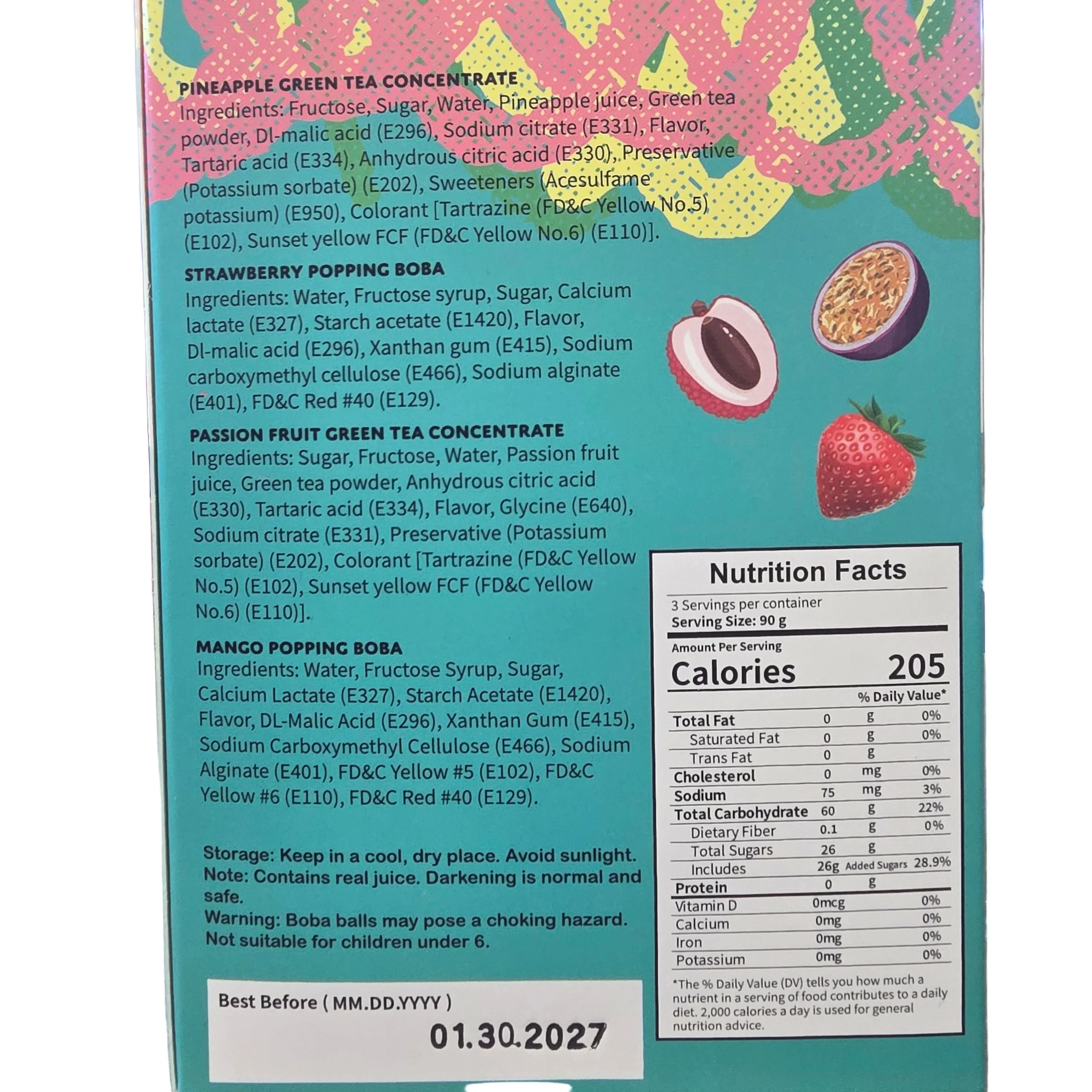 YZB Ready to Drink Boba Tea Party Kit (300 g) - Image 2